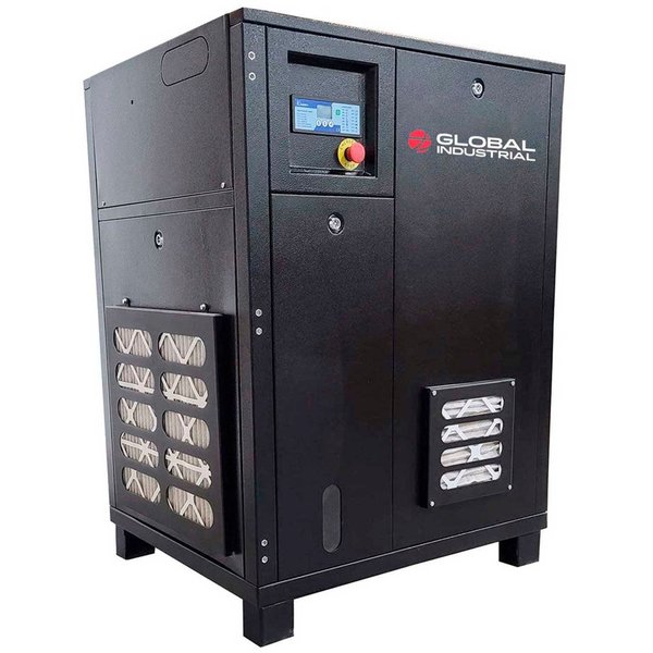 Global Industrial Tankless Rotary Screw Air Compressor, 10 HP, 1 Phase, 230V B2811237